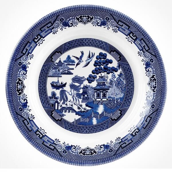Blue Willow Pasta Plate 28.5cm