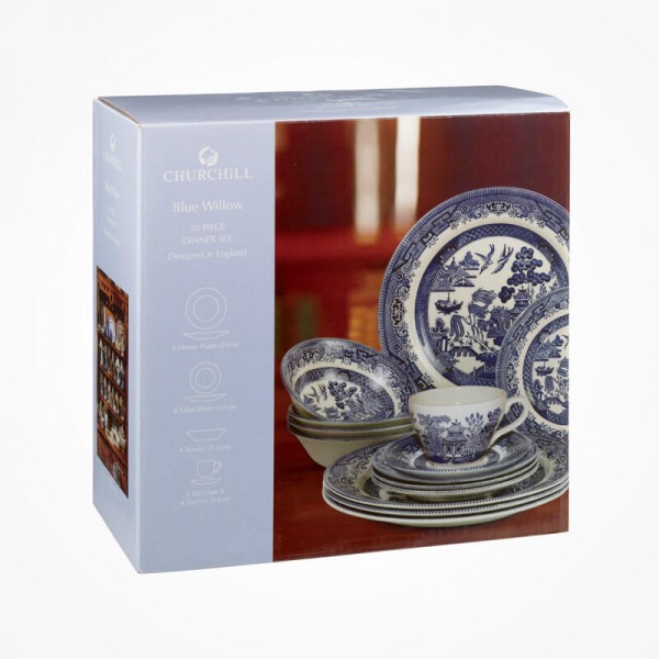 Blue Willow 20 Piece Box Set
