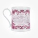 Shakespeare "What's in a Name" Pink Tankard Mug
