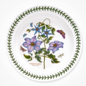 Botanic Garden 10 inch Dinner Plate Clematis