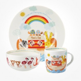 Noah's Arc 3 piece breakfast set