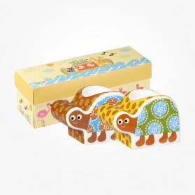 Noah's Ark Animal Shaped 2 Egg Cups box set
