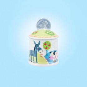 Little Rhymes Old McDonald Money Box in Hatbox