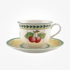 French Garden Fleurence Saucer breakfast/soup cup 17cm
