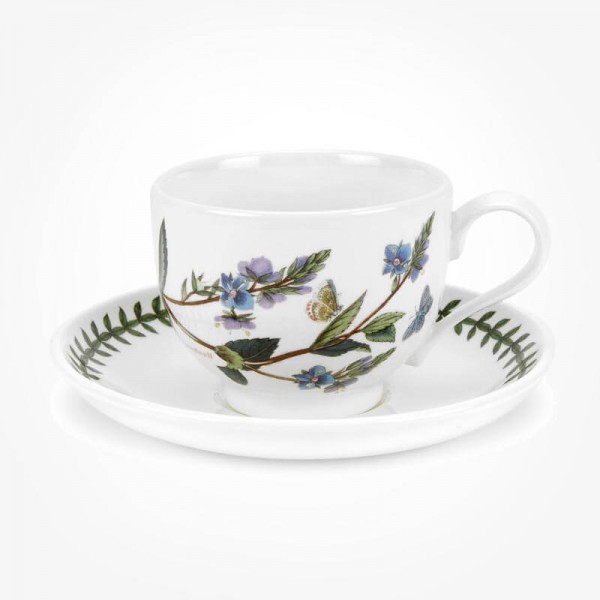 Portmeirion Botanic Garden Breakfast Cup & Saucer (T) Speedwell