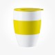 Aroma To Go Insulated Cup with lid solid mustard green
