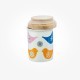 Love Birds Spice Airtight Jar with Wooden Lid