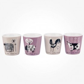 Scandinavian Animals set of 4 egg cups Jane Ormes