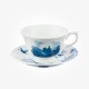 Aynsley Archive Blue Teacup & Saucer