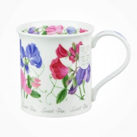 Dunoon Mugs Bute Summer Flowers Sweet Pea 
