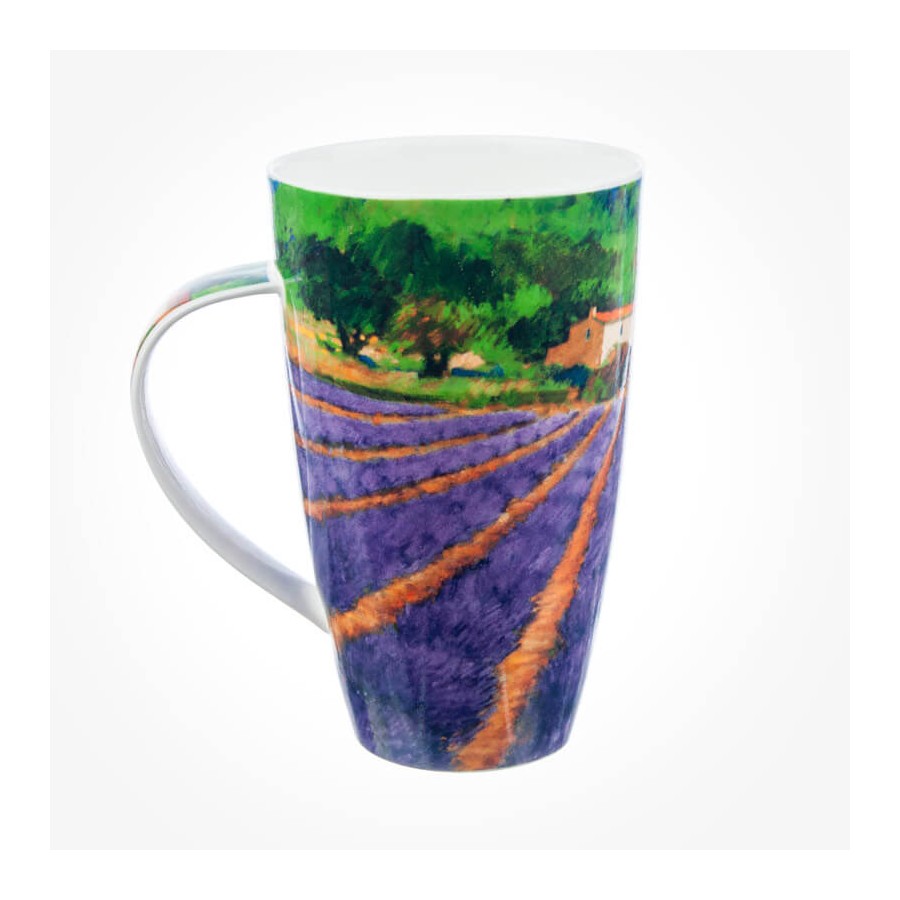 Tazza In Bone China Dunoon Henley Twitters Owl - 600 Ml - Gufi Disegnati Da Cherry Denman - Made In England