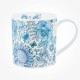 Dunoon Orkney Fleur Blue Mug