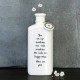 Flat porcelain bottle-You are my sunshine
