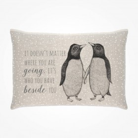 East of India Long Cushion Penguins