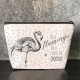 East of India Cosmetic bag Flamingo