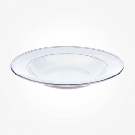 Aynsley Corona Platinum Soup Plate 9.25 inch