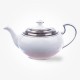Aynsley Empress White & Platinum Teapot