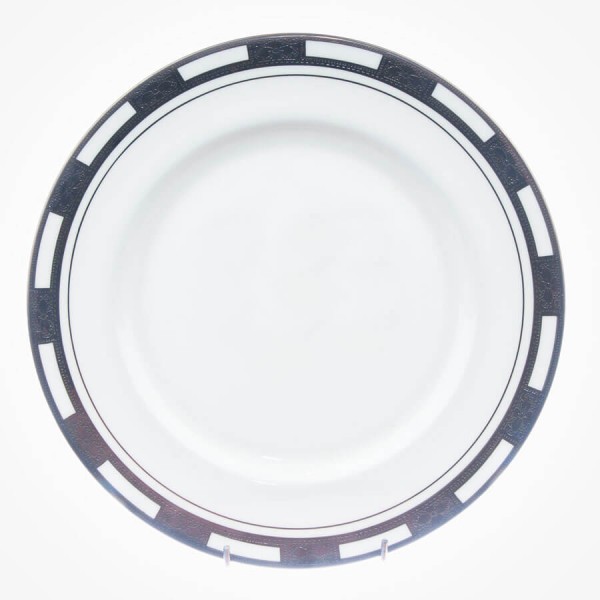 Empress White Platinum Dinner Plate 10.5 inch