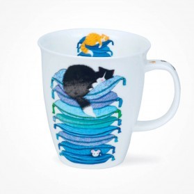 Dunoon Nevis Sleepy Cats Blue