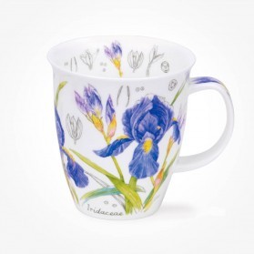 Dunoon Nevis Floral Sketch Iris mug