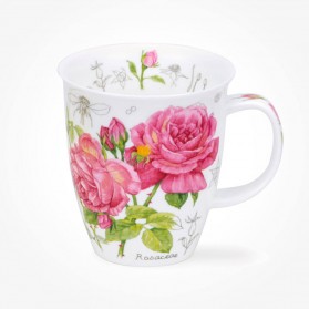Dunoon Nevis Floral Sketch Rose mug