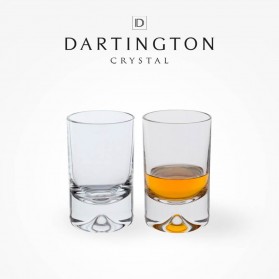 Dartington Crystal Dimple Shot Glass Pair