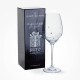 Dartington Crystal Glitz Single Wine Glass Gift Boxed