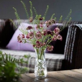 Dartington Crystal Bloom Small Vase Poppy