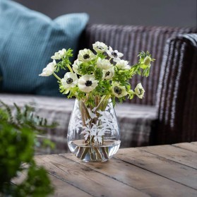 Dartington Crystal Bloom Wide Vase Windflower