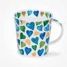 Dunoon Mugs Lomond Lovehearts Blue