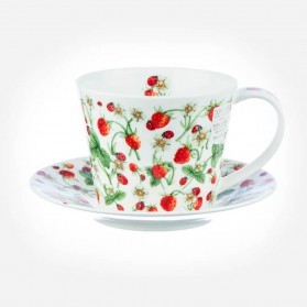 Dunoon ISLAY Cup & Saucer Dovedale Strawberry