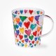 Dunoon Lomond Dazzle Hearts Mug