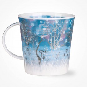 Dunoon Cairngorm shape mug Moonlight Robin