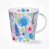 Dunoon mugs Cairngorm Floral Burst Blue
