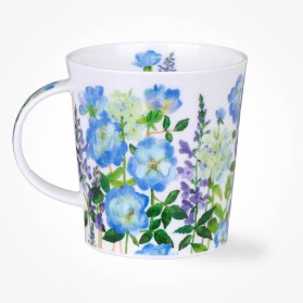 Dunoon Mugs Lomond Flower Garden Blue