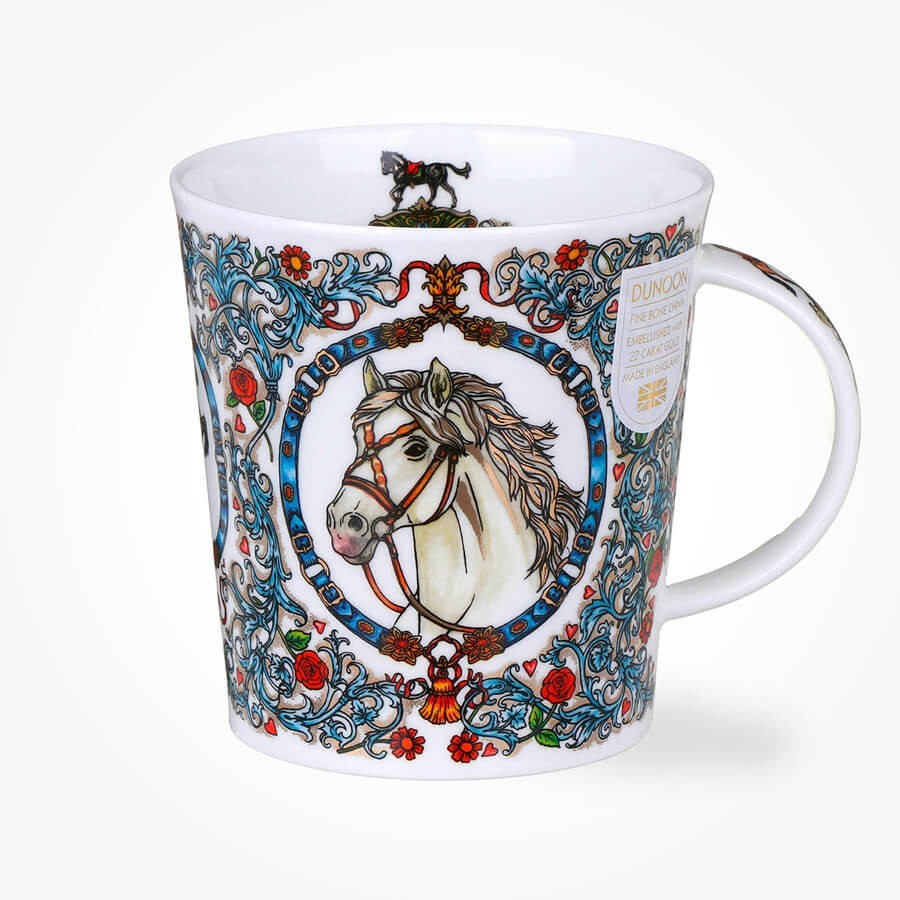 Dunoon Mugs Equus Blue