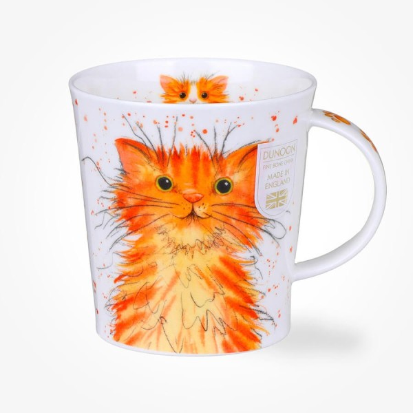 Dunoon Mugs Lomond Catter Splatter Ginger