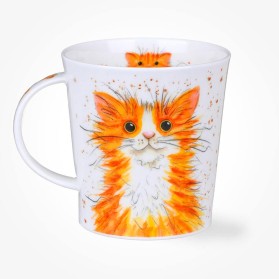 Dunoon Mugs Lomond Catter Splatter Ginger