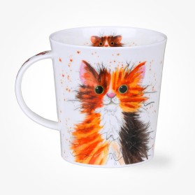 Dunoon Mugs Lomond Catter Splatter Tabby