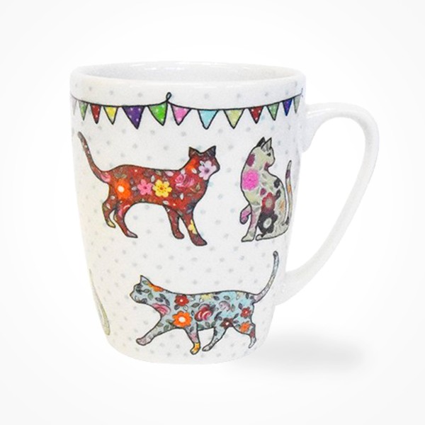Caravan Trail Cats Oak Mug