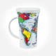 Dunoon Mugs Glencoe Map of the World