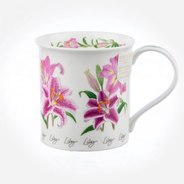 Dunoon Mugs Bute Autumn Flowers Lily