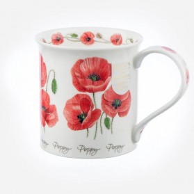 Dunoon Mugs Bute Summer Flowers Poppy 