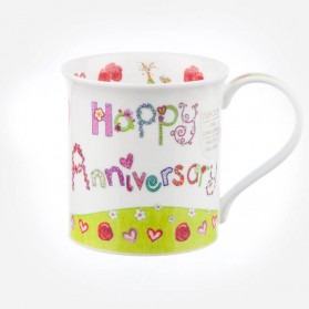 Dunoon Mugs Bute Greetings II Happy Anniversary