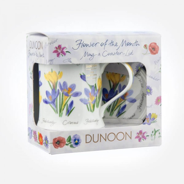 Dunoon Mugs WESSEX Flower Of The Month February