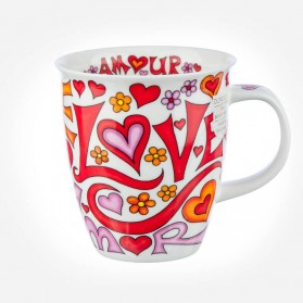 Dunoon Mugs Nevis Language of Love Orange