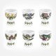 Portmeirion Botanic Garden Egg cup Set of 6